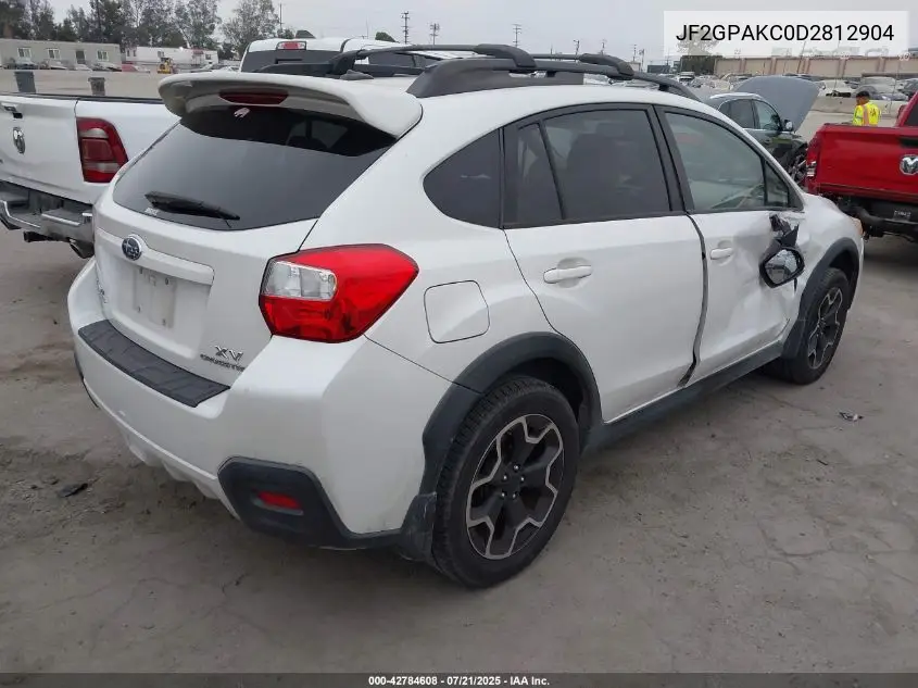 2013 Subaru Xv Crosstrek 2.0I Limited VIN: JF2GPAKC0D2812904 Lot: 42784608