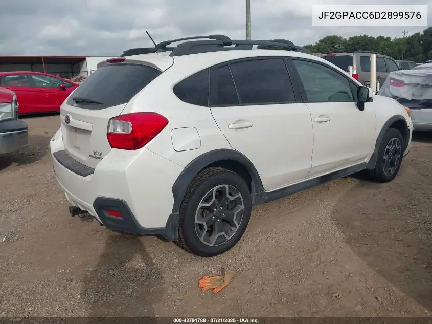 2013 Subaru Xv Crosstrek 2.0I Premium VIN: JF2GPACC6D2899576 Lot: 42791788