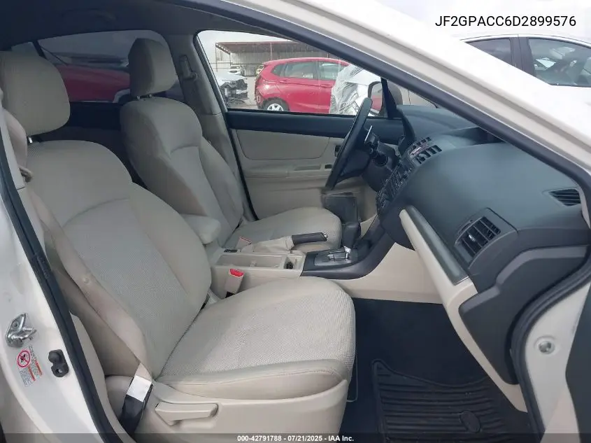 2013 Subaru Xv Crosstrek 2.0I Premium VIN: JF2GPACC6D2899576 Lot: 42791788