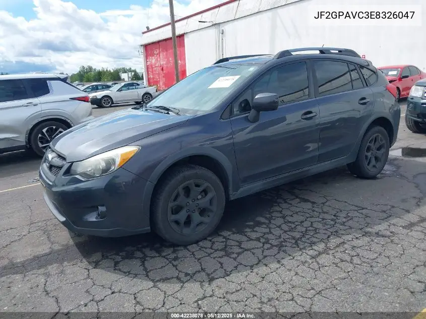 2014 Subaru Xv Crosstrek 2.0I Premium VIN: JF2GPAVC3E8326047 Lot: 42238078