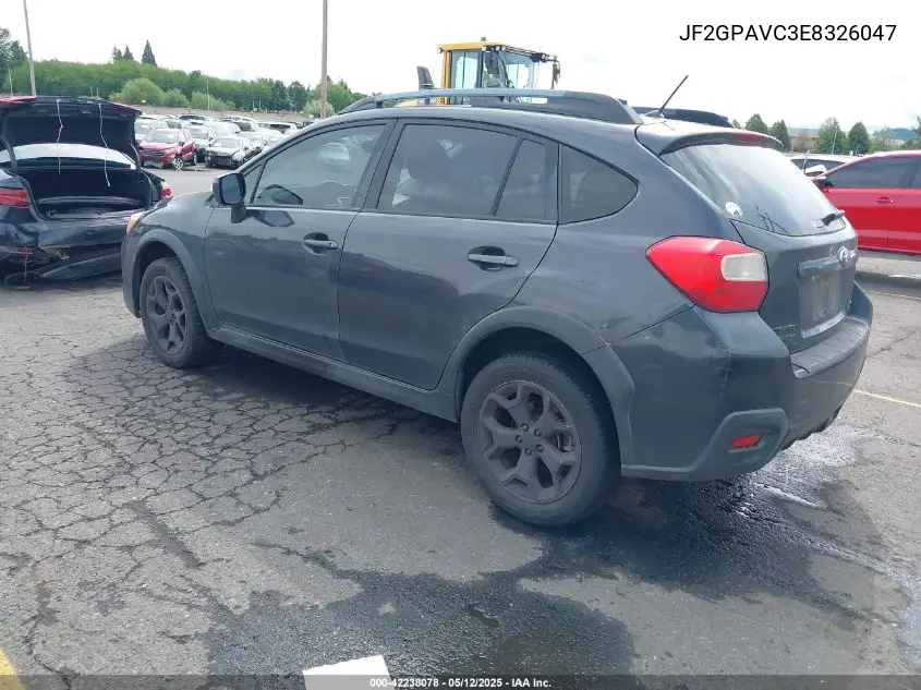 2014 Subaru Xv Crosstrek 2.0I Premium VIN: JF2GPAVC3E8326047 Lot: 42238078