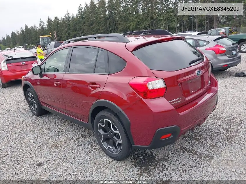 2014 Subaru Xv Crosstrek 2.0I Premium VIN: JF2GPAVCXE8345209 Lot: 42244843