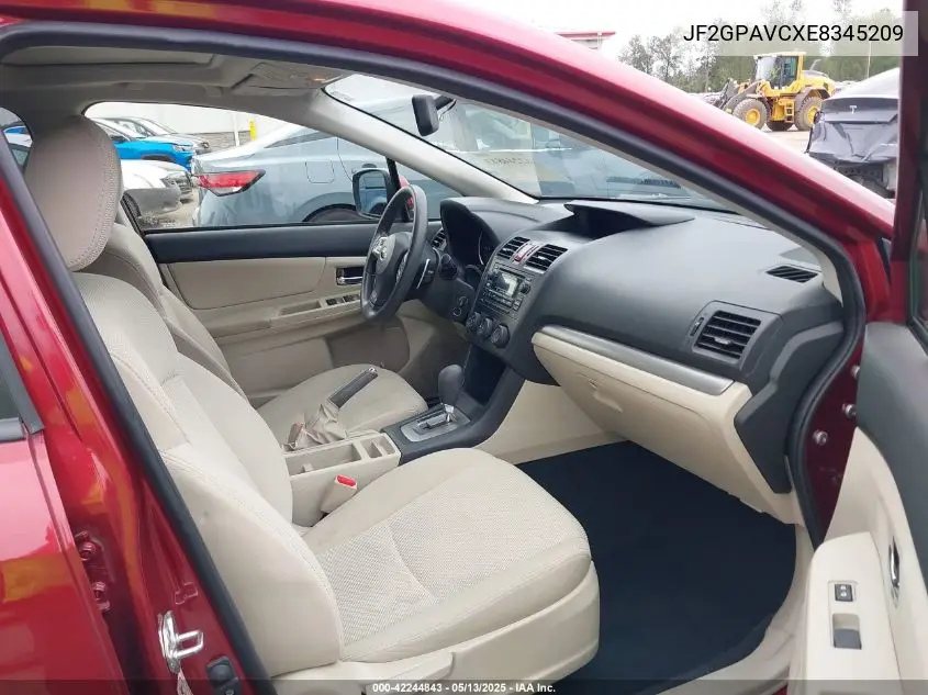 2014 Subaru Xv Crosstrek 2.0I Premium VIN: JF2GPAVCXE8345209 Lot: 42244843