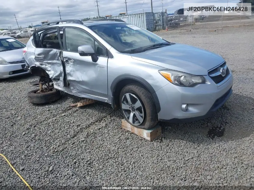 2014 Subaru Xv Crosstrek Hybrid 2.0I Touring VIN: JF2GPBKC6EH246428 Lot: 42586440