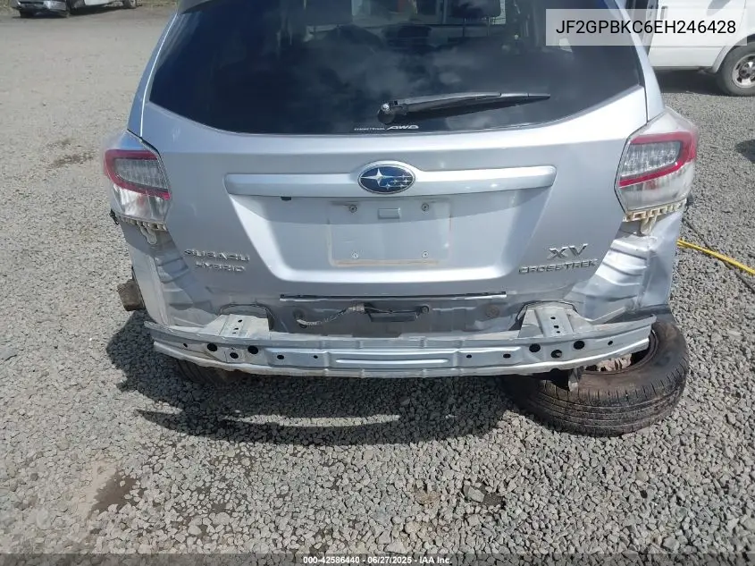 2014 Subaru Xv Crosstrek Hybrid 2.0I Touring VIN: JF2GPBKC6EH246428 Lot: 42586440