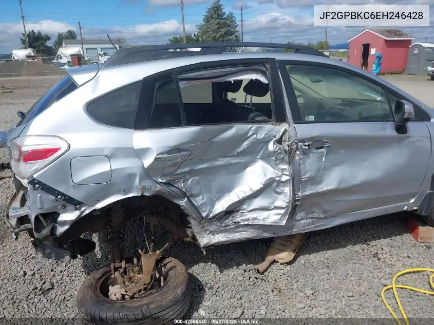 2014 Subaru Xv Crosstrek Hybrid 2.0I Touring VIN: JF2GPBKC6EH246428 Lot: 42586440