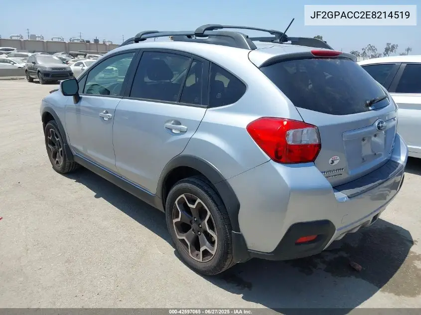 2014 Subaru Xv Crosstrek 2.0I Premium VIN: JF2GPACC2E8214519 Lot: 42597065