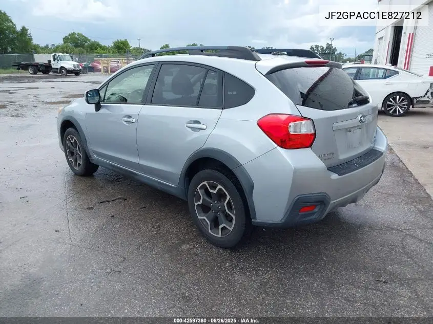 2014 Subaru Xv Crosstrek 2.0I Premium VIN: JF2GPACC1E827212 Lot: 42597380
