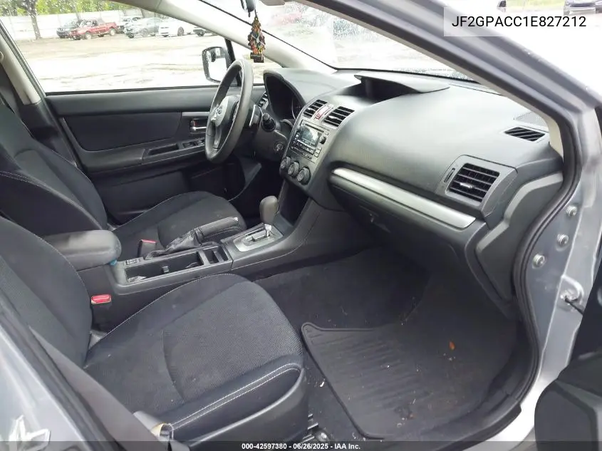 2014 Subaru Xv Crosstrek 2.0I Premium VIN: JF2GPACC1E827212 Lot: 42597380