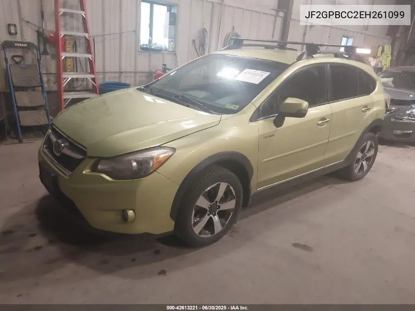 2014 Subaru Xv Crosstrek Hybrid 2.0I VIN: JF2GPBCC2EH261099 Lot: 42613221