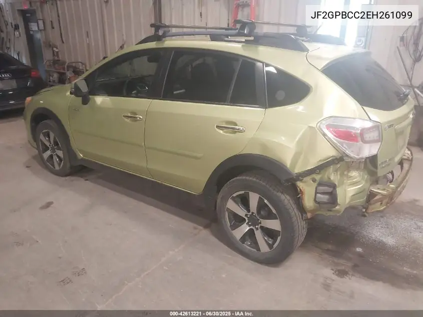 2014 Subaru Xv Crosstrek Hybrid 2.0I VIN: JF2GPBCC2EH261099 Lot: 42613221