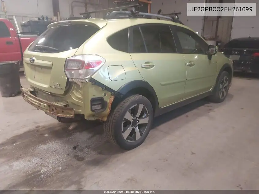 2014 Subaru Xv Crosstrek Hybrid 2.0I VIN: JF2GPBCC2EH261099 Lot: 42613221