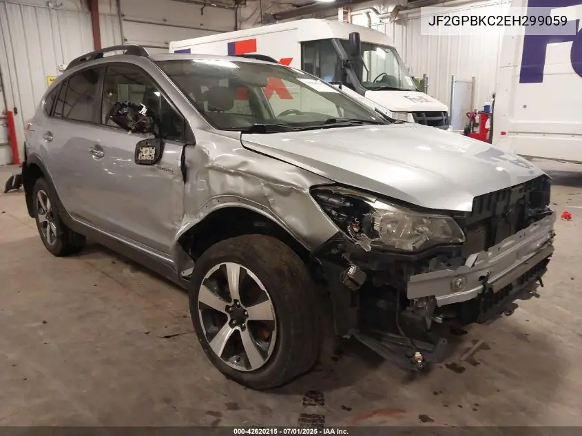 2014 Subaru Xv Crosstrek Hybrid 2.0I Touring VIN: JF2GPBKC2EH299059 Lot: 42620215