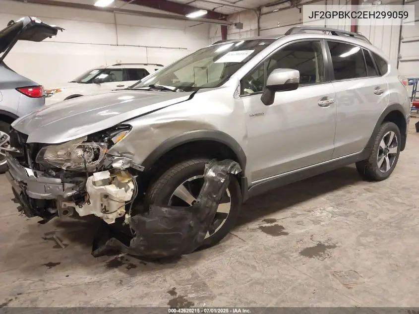 2014 Subaru Xv Crosstrek Hybrid 2.0I Touring VIN: JF2GPBKC2EH299059 Lot: 42620215