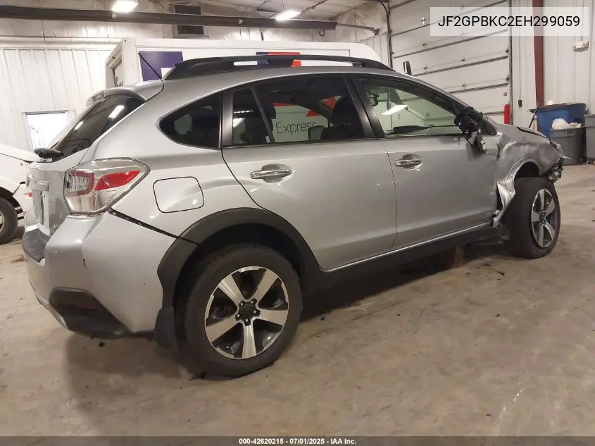 2014 Subaru Xv Crosstrek Hybrid 2.0I Touring VIN: JF2GPBKC2EH299059 Lot: 42620215