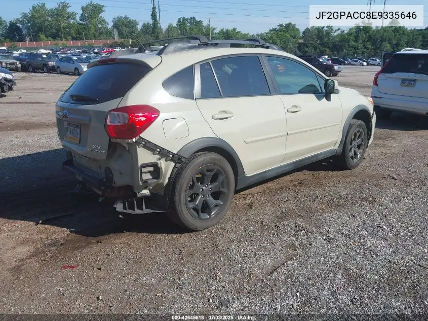 2014 Subaru Xv Crosstrek 2.0I Premium VIN: JF2GPACC8E9335646 Lot: 42645618