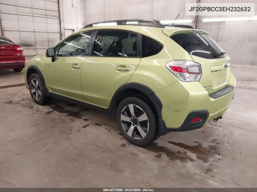 2014 Subaru Xv Crosstrek Hybrid 2.0I VIN: JF2GPBCC3EH232632 Lot: 42777895