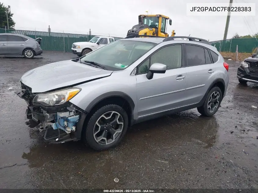 2015 Subaru Xv Crosstrek 2.0I Premium VIN: JF2GPADC7F8228383 Lot: 42236826