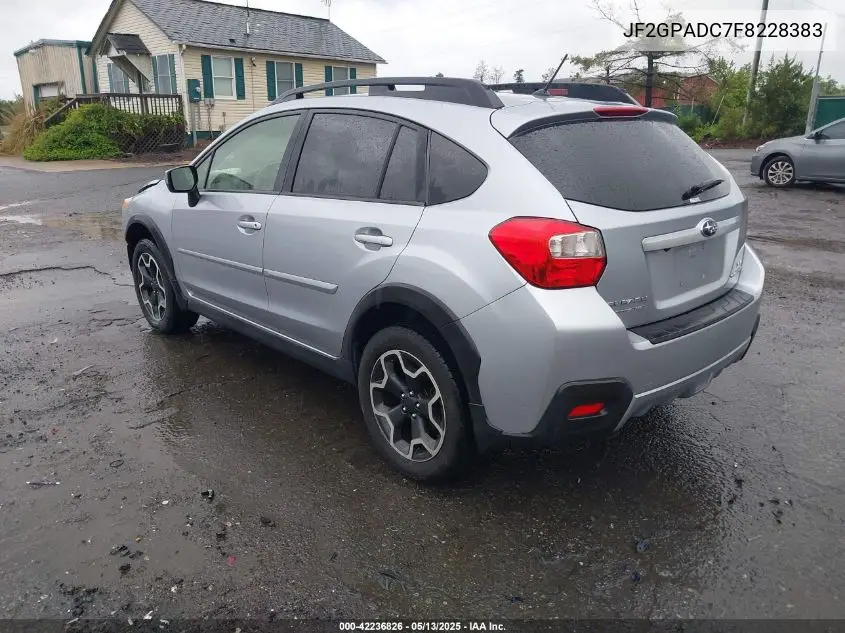 2015 Subaru Xv Crosstrek 2.0I Premium VIN: JF2GPADC7F8228383 Lot: 42236826