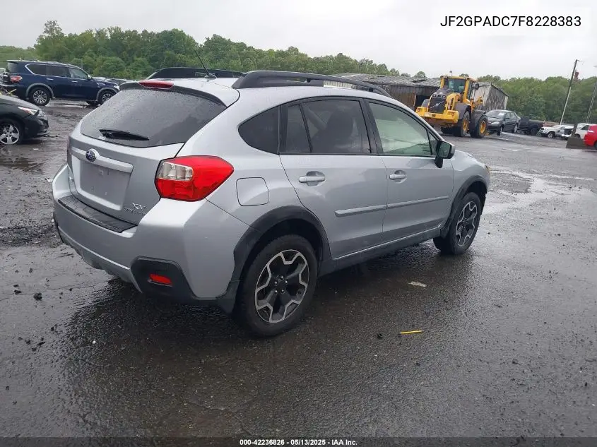 2015 Subaru Xv Crosstrek 2.0I Premium VIN: JF2GPADC7F8228383 Lot: 42236826