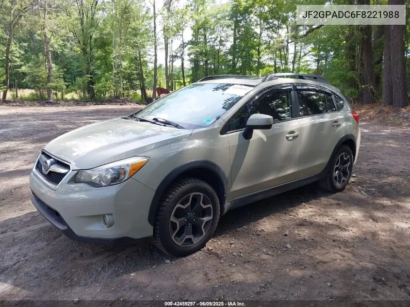 2015 Subaru Xv Crosstrek 2.0I Premium VIN: JF2GPADC6F8221988 Lot: 42459297
