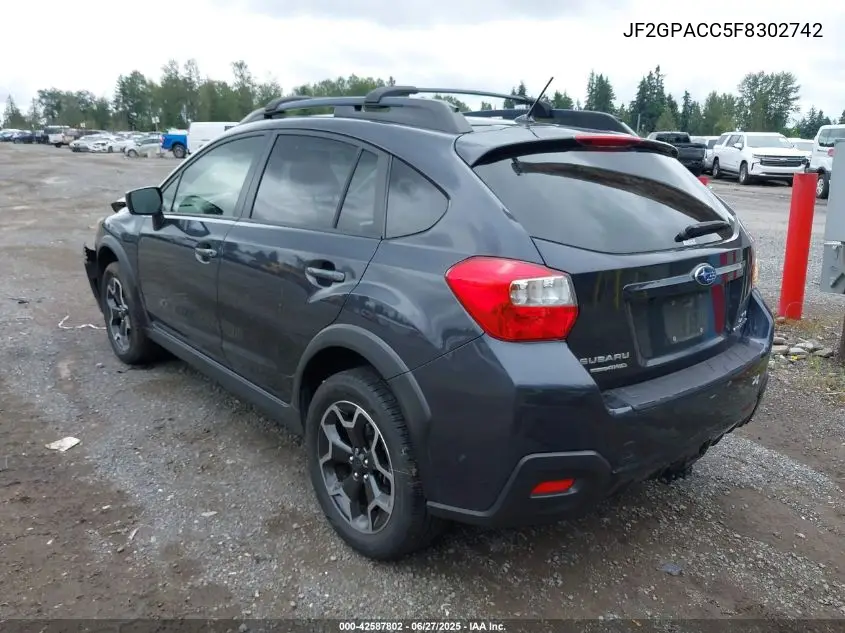 2015 Subaru Xv Crosstrek 2.0I Premium VIN: JF2GPACC5F8302742 Lot: 42587802