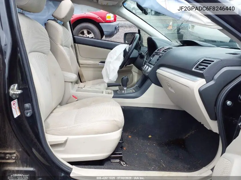 2015 Subaru Xv Crosstrek 2.0I Premium VIN: JF2GPADC6F8246440 Lot: 42611829