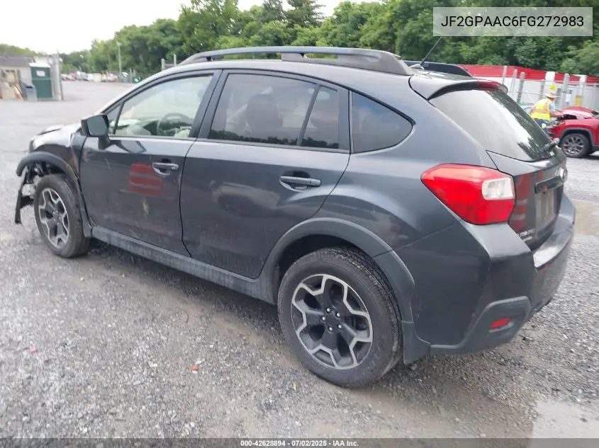2015 Subaru Xv Crosstrek 2.0I VIN: JF2GPAAC6FG272983 Lot: 42628894