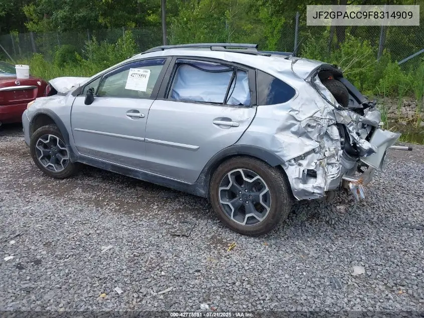 2015 Subaru Xv Crosstrek 2.0I Premium VIN: JF2GPACC9F8314909 Lot: 42775591