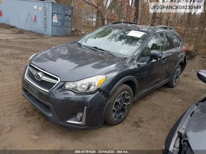 2016 Subaru Crosstrek 2.0I Limited VIN: JF2GPANCXG8230449 Lot: 41791024