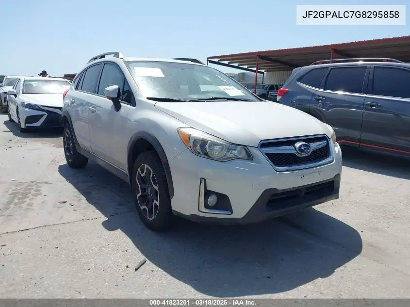 2016 Subaru Crosstrek 2.0I Limited VIN: JF2GPALC7G8295858 Lot: 41823201