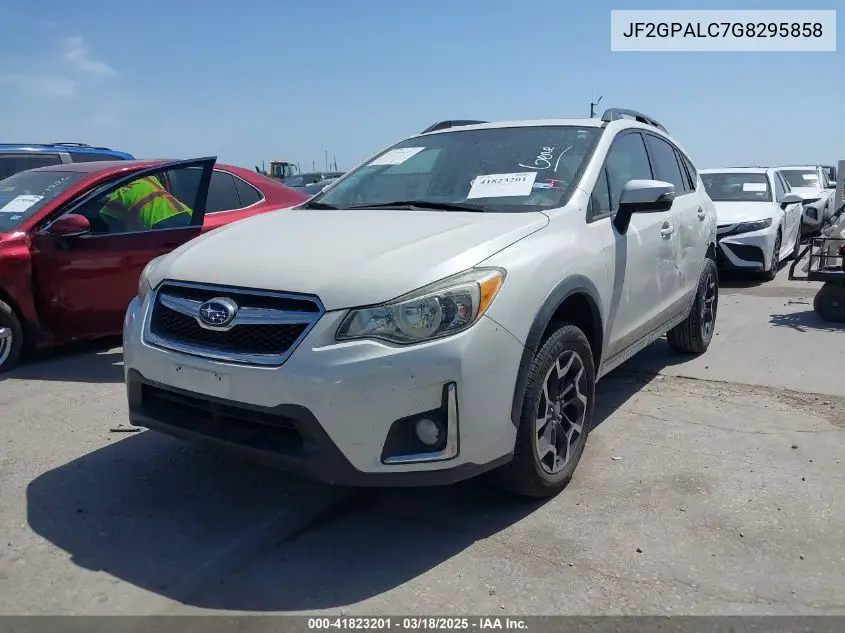 2016 Subaru Crosstrek 2.0I Limited VIN: JF2GPALC7G8295858 Lot: 41823201