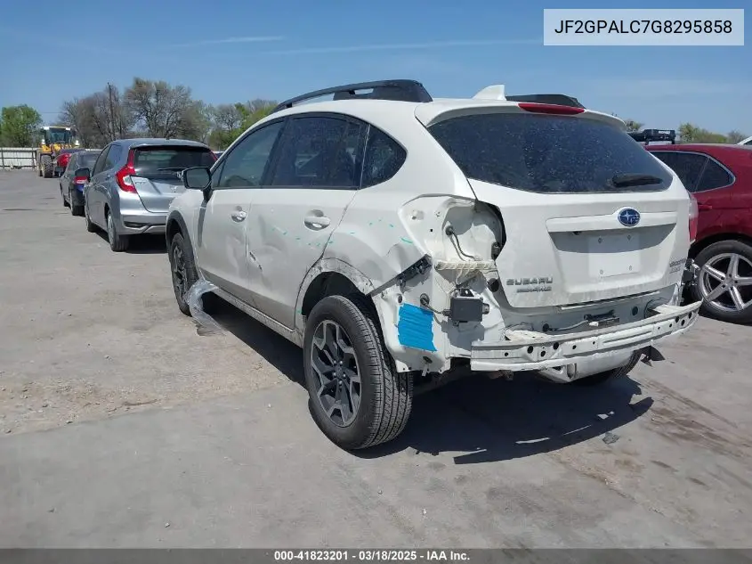 2016 Subaru Crosstrek 2.0I Limited VIN: JF2GPALC7G8295858 Lot: 41823201