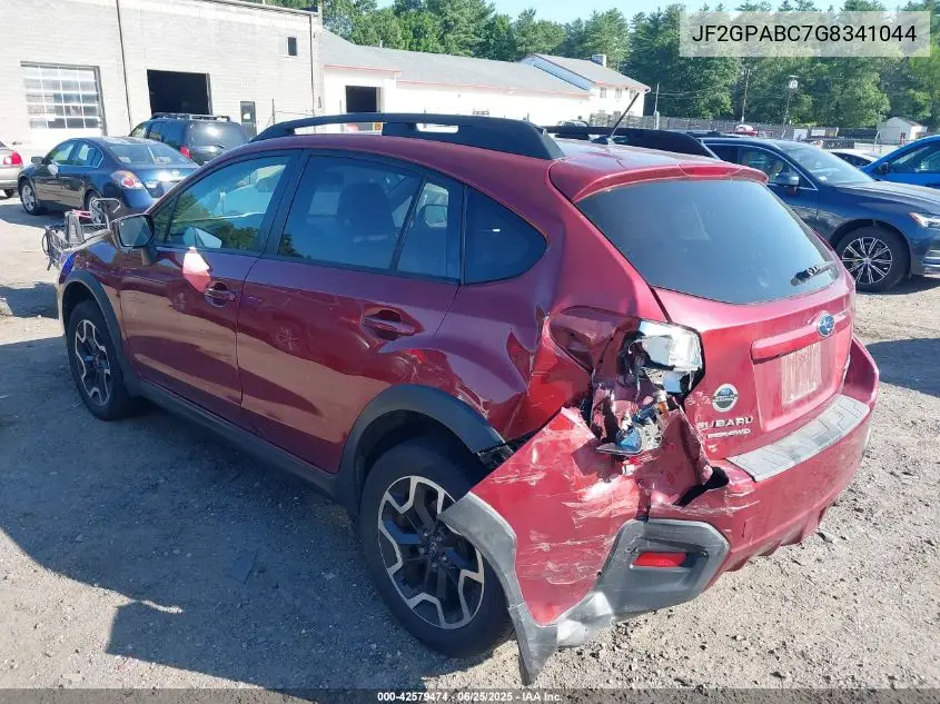 2016 Subaru Crosstrek 2.0I Premium VIN: JF2GPABC7G8341044 Lot: 42579474