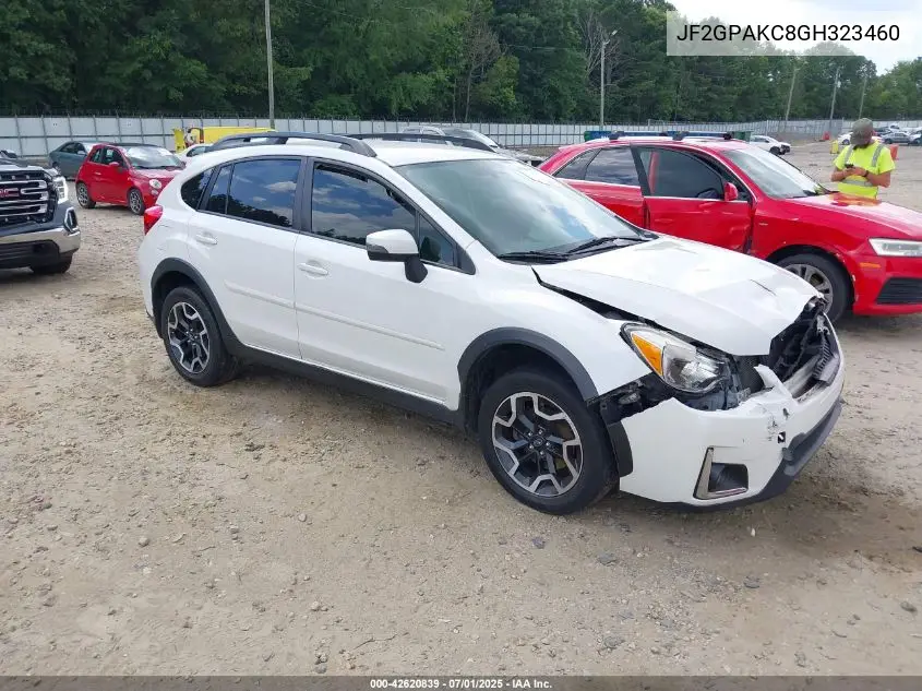 2016 Subaru Crosstrek 2.0I Limited VIN: JF2GPAKC8GH323460 Lot: 42620839