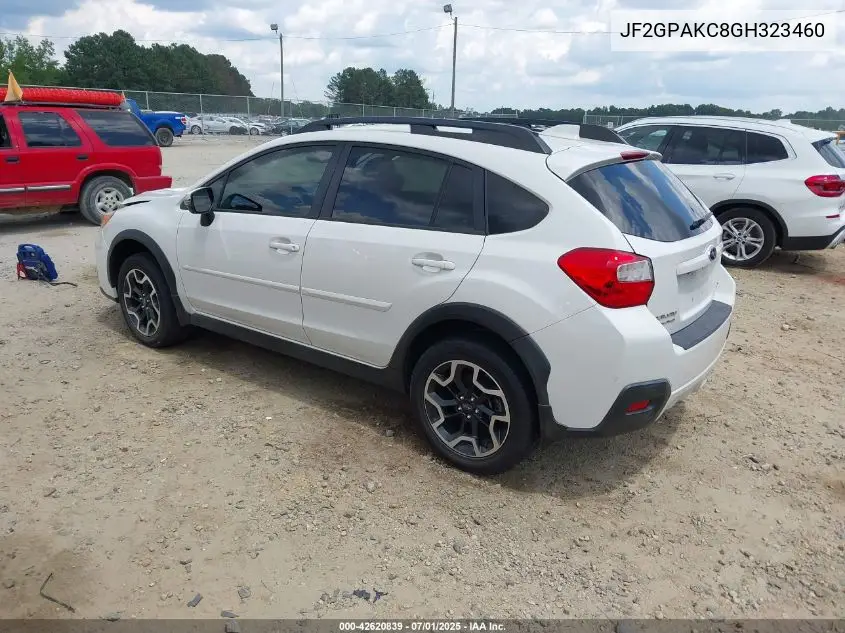 2016 Subaru Crosstrek 2.0I Limited VIN: JF2GPAKC8GH323460 Lot: 42620839