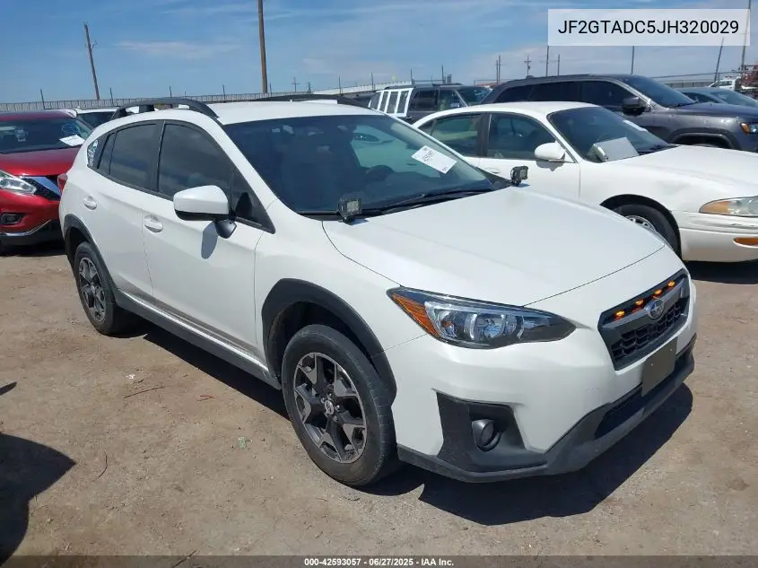 2018 Subaru Crosstrek 2.0I Premium VIN: JF2GTADC5JH320029 Lot: 42593057