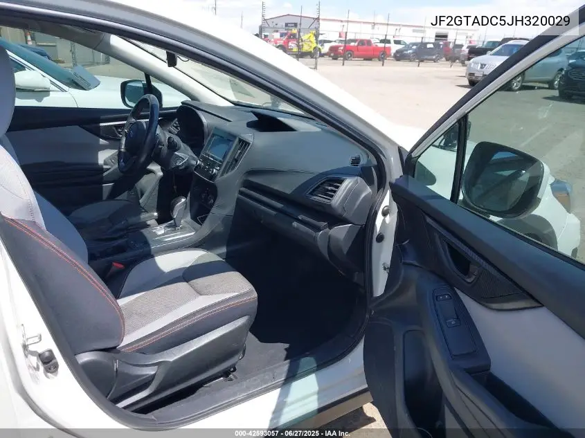 2018 Subaru Crosstrek 2.0I Premium VIN: JF2GTADC5JH320029 Lot: 42593057