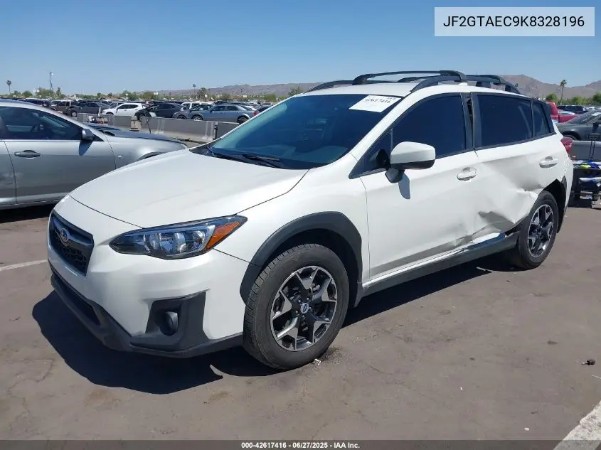 2019 Subaru Crosstrek 2.0I Premium VIN: JF2GTAEC9K8328196 Lot: 42617416