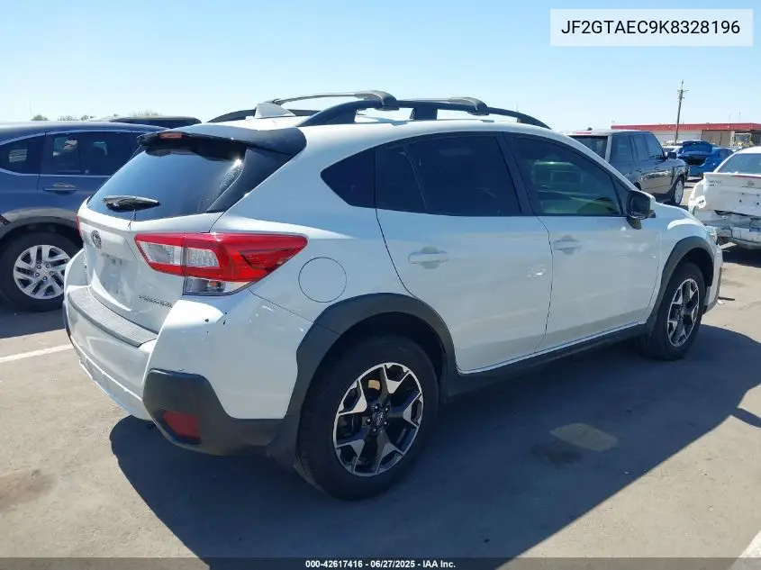 2019 Subaru Crosstrek 2.0I Premium VIN: JF2GTAEC9K8328196 Lot: 42617416