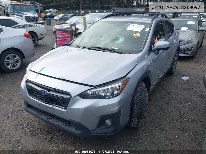 2020 Subaru Crosstrek Premium VIN: JF2GTAPC9L8269097 Lot: 40953675