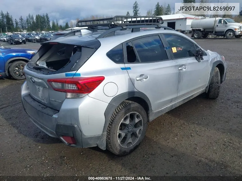 2020 Subaru Crosstrek Premium VIN: JF2GTAPC9L8269097 Lot: 40953675