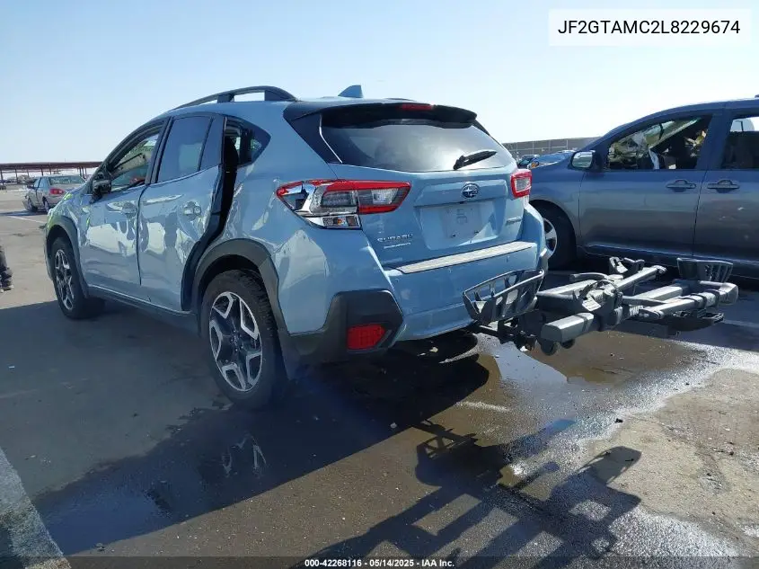 jf2gtamc2l8229674 JF2GTAMC2L8229674 2020 Subaru Crosstrek Limited