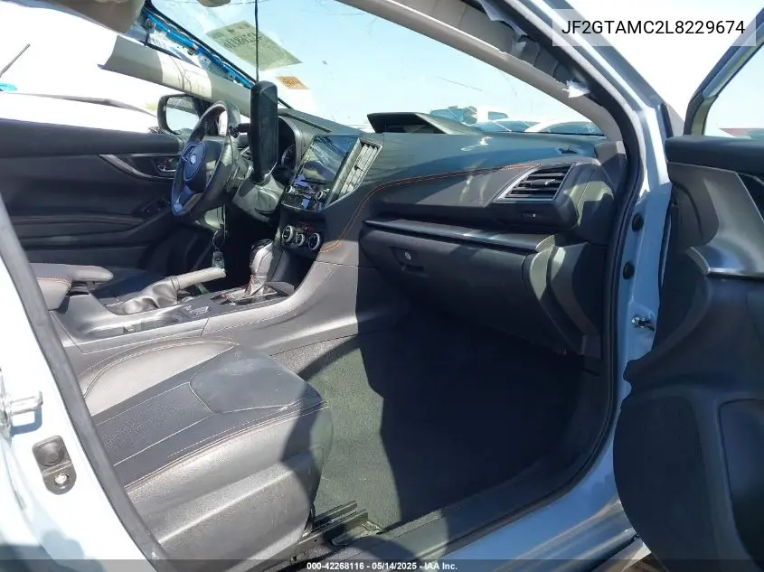 jf2gtamc2l8229674 JF2GTAMC2L8229674 2020 Subaru Crosstrek Limited