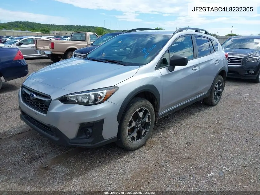 2020 Subaru Crosstrek VIN: JF2GTABC4L8232305 Lot: 42601270