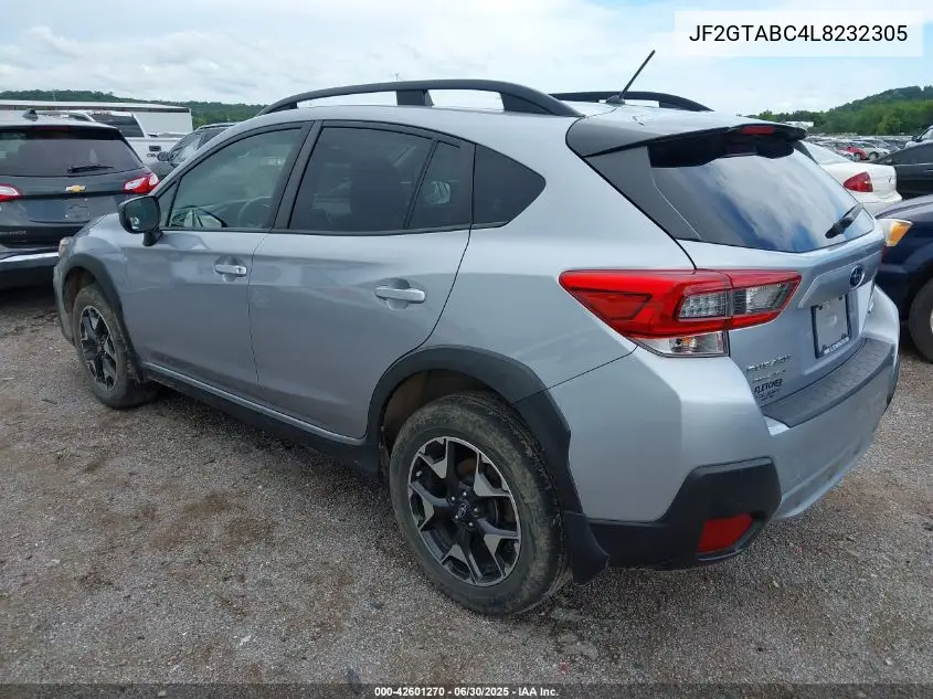 2020 Subaru Crosstrek VIN: JF2GTABC4L8232305 Lot: 42601270