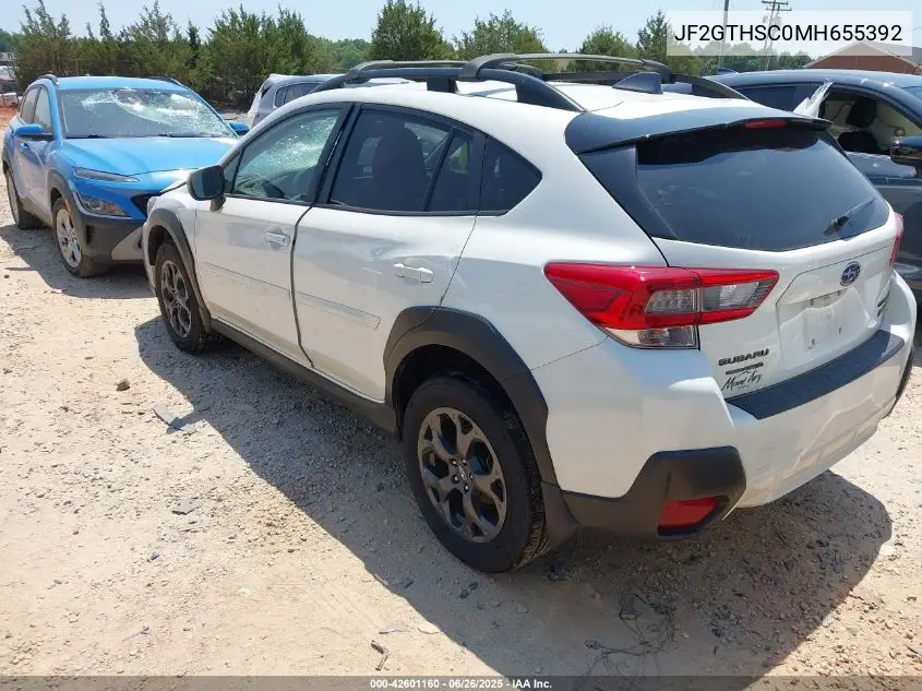 2021 Subaru Crosstrek Sport VIN: JF2GTHSC0MH655392 Lot: 42601160