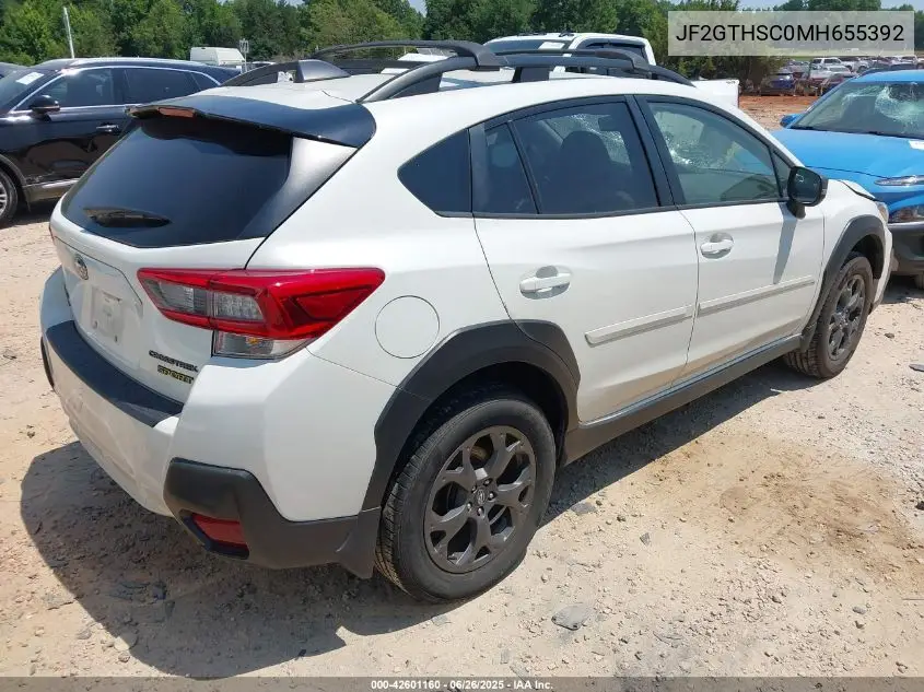 2021 Subaru Crosstrek Sport VIN: JF2GTHSC0MH655392 Lot: 42601160