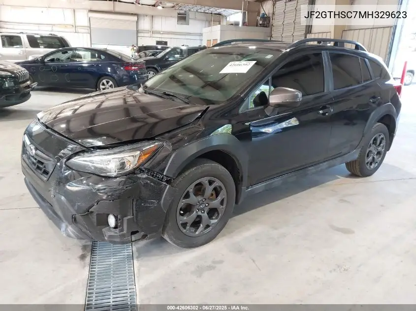 2021 Subaru Crosstrek Sport VIN: JF2GTHSC7MH329623 Lot: 42606302