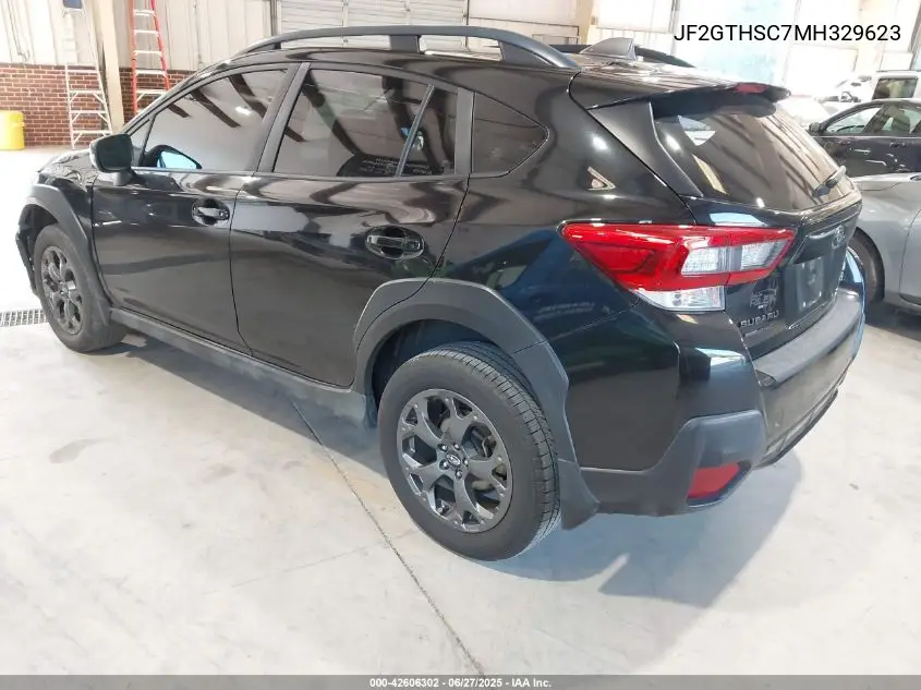 2021 Subaru Crosstrek Sport VIN: JF2GTHSC7MH329623 Lot: 42606302